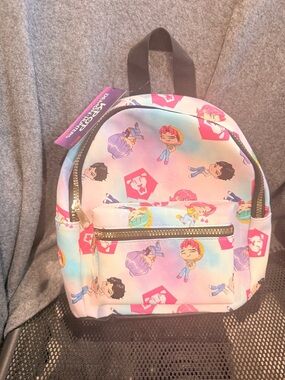 KPop Demon Hunters Saja Boys Netflix Official Pastel Pink Mini Backpack